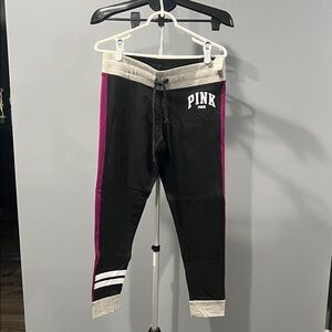 PINK Victoria's Secret Black / Gray Joggers